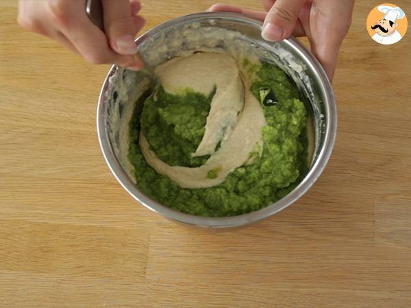 Tortini di zucchine con formaggio - Preparazione tappa 3