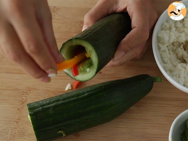 Maki di cetriolo - Preparazione tappa 4