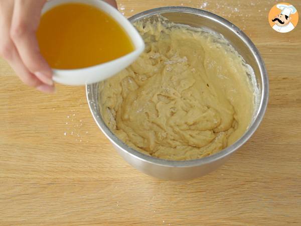 Muffin con gocce di cioccolato - Ricetta americana - Preparazione tappa 2