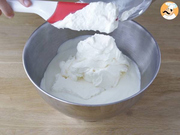 Gelato fatto in casa - Yogurt e lamponi - Preparazione tappa 3