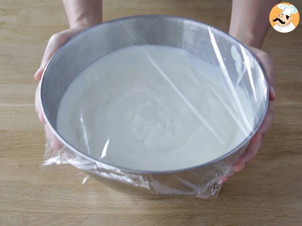 Gelato fatto in casa - Yogurt e lamponi - Preparazione tappa 4