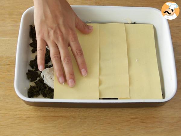 Lasagne con caprino e spinaci - Preparazione tappa 3
