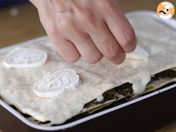 Lasagne con caprino e spinaci - Preparazione tappa 4