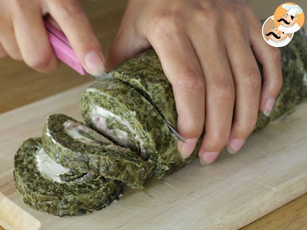 Rotolo di spinaci ripieno, la ricetta facile e veloce - Preparazione tappa 7