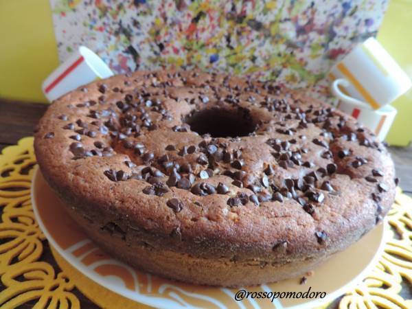 Ciambella ricotta caffè e gocce di cioccolato - Preparazione tappa 1