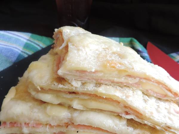 Millefoglie di piadina - Preparazione tappa 1