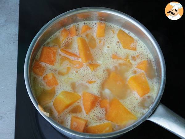 Vellutata di zucca - ricetta facile - Preparazione tappa 3
