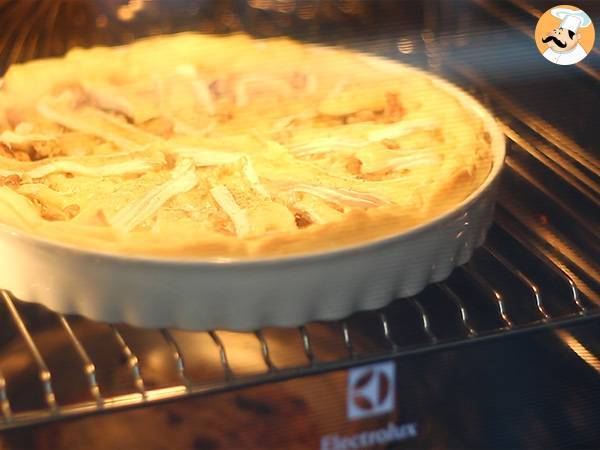 Torta salata camembert, noci e mele - Preparazione tappa 5