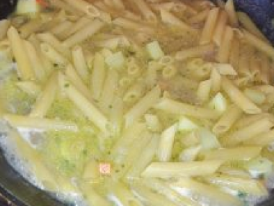 Pennette risottate ai moscardini e patate - Preparazione tappa 3