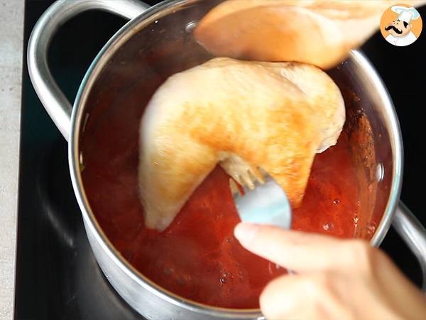Pollo alla basca - Ricetta spagnola - Preparazione tappa 4