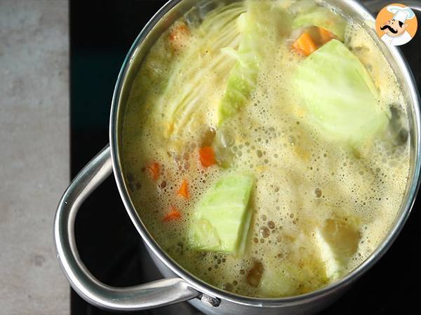 Zuppa di cavolo - Preparazione tappa 4