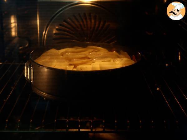 Torta di patate con prosciutto crudo e formaggio - Preparazione tappa 7