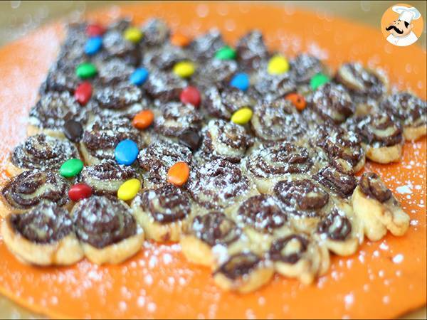 Albero di sfoglia alla Nutella - Preparazione tappa 5