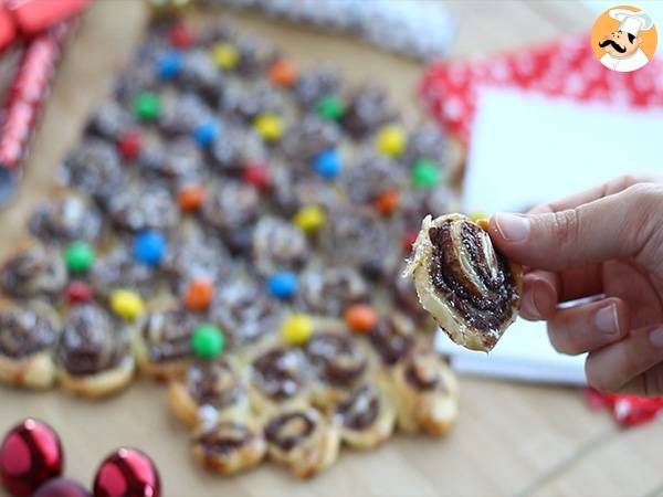 Albero di sfoglia alla Nutella - Preparazione tappa 6