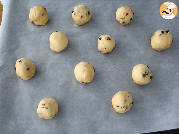 Brioches con gocce di cioccolato - Preparazione tappa 8