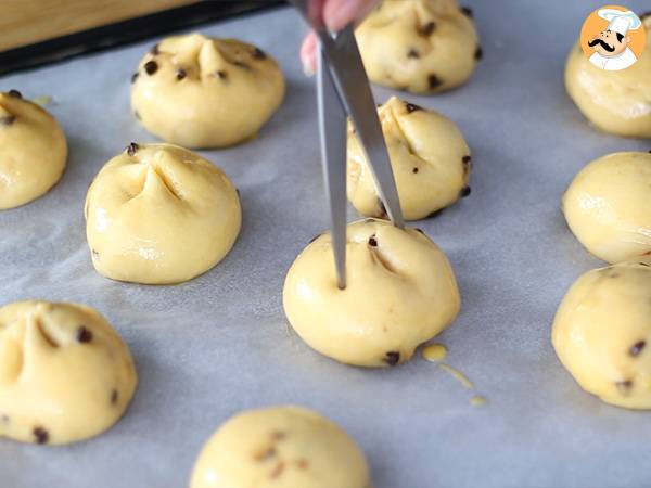 Brioches con gocce di cioccolato - Preparazione tappa 9