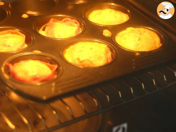 Muffin alla pancetta - Preparazione tappa 4