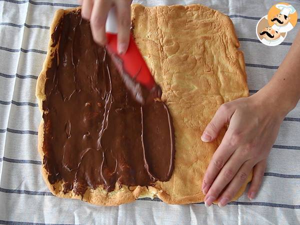 Rotolo alla Nutella - Ricetta facile e golosa - Preparazione tappa 5