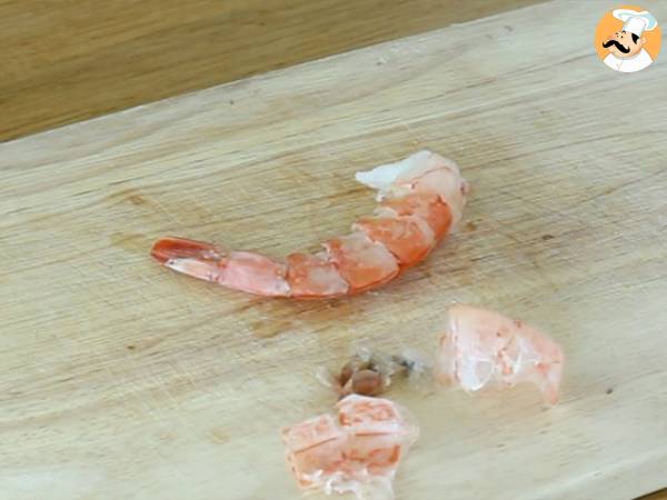 Gamberi in pastella - Preparazione tappa 2