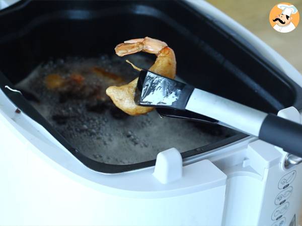 Gamberi in pastella - Preparazione tappa 4