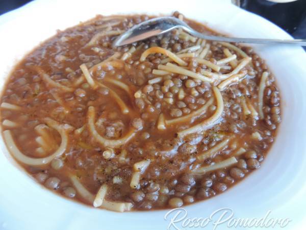 Pasta e lenticchie di nonna - Preparazione tappa 1