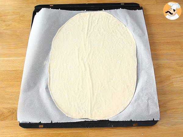 Flammkuchen - Pizza alsaziana - Preparazione tappa 1