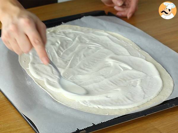 Flammkuchen - Pizza alsaziana - Preparazione tappa 2