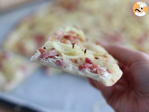 Flammkuchen - Pizza alsaziana - Preparazione tappa 6