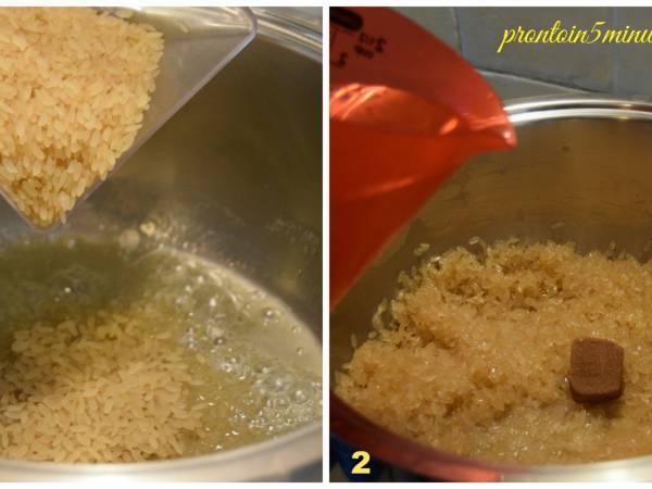 Risotto Piselli e Mozzarella - Preparazione tappa 1