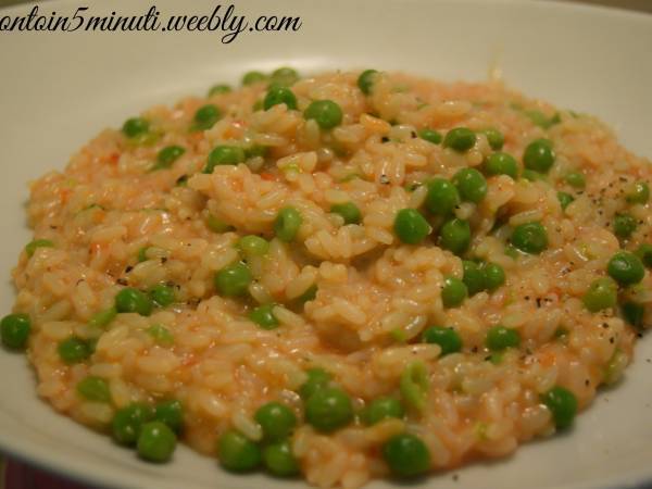 Risotto Piselli e Mozzarella - Preparazione tappa 3