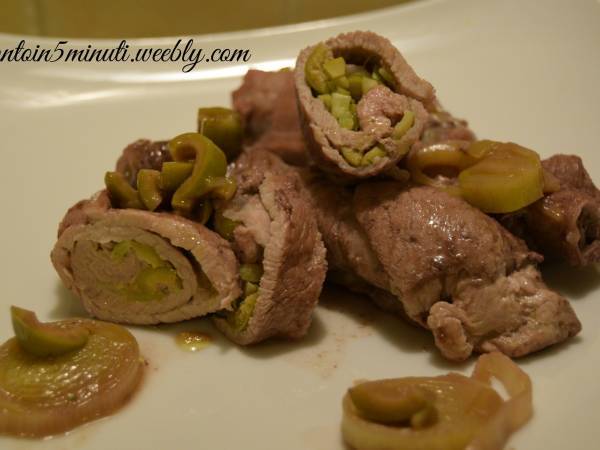 Involtini con Porri e Olive - Preparazione tappa 3
