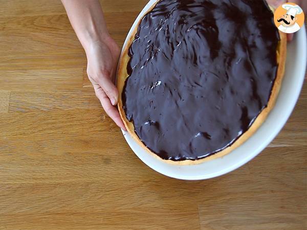 Crostata con cioccolato e banane - Preparazione tappa 5
