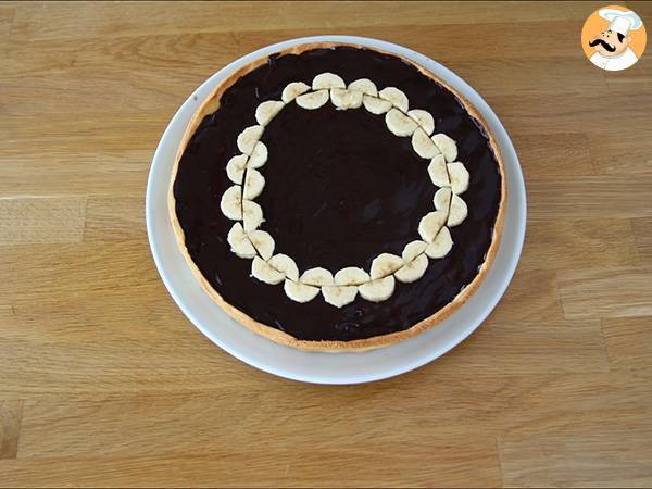 Crostata con cioccolato e banane - Preparazione tappa 6