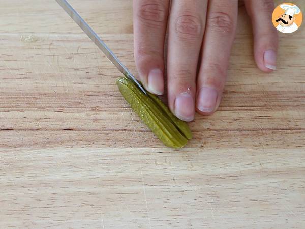 Tartine con paté e cetriolini - Preparazione tappa 3