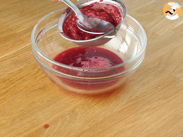 Mousse ai lamponi delicata - Preparazione tappa 2