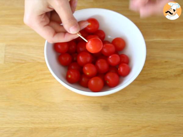 Pomodorini caramellati con semi di sesamo - Preparazione tappa 2