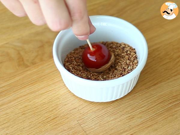 Pomodorini caramellati con semi di sesamo - Preparazione tappa 4