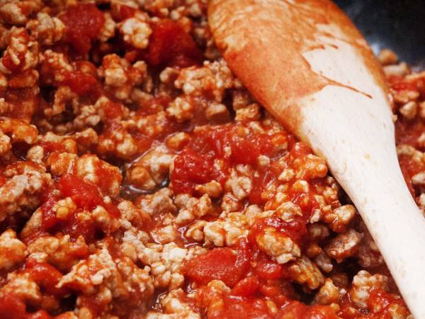 Lasagna con patate dolci - low carb - Preparazione tappa 1