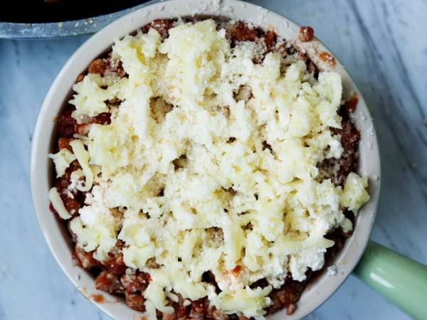Lasagna con patate dolci - low carb - Preparazione tappa 4
