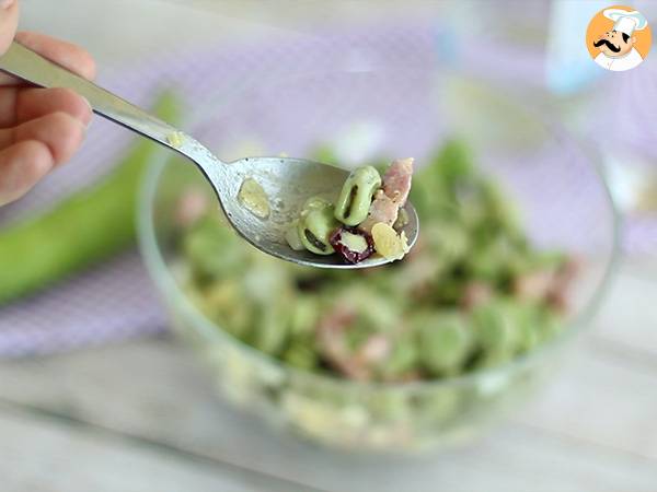 Insalata di fave e pancetta - Preparazione tappa 6