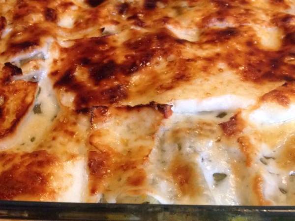 Straccetti di tacchino su letto di bietole al gratin - Preparazione tappa 4