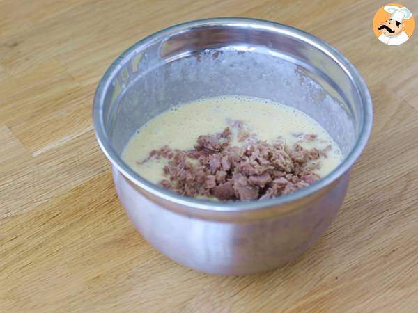 Quiche con tonno e pomodori - Preparazione tappa 2