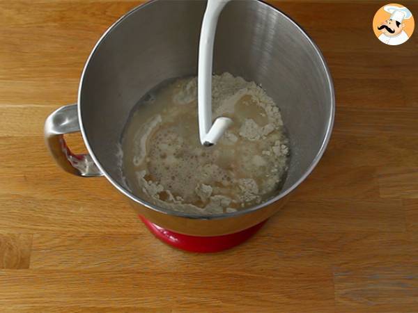 Pane per Bagel - Ricetta impasto - Preparazione tappa 1