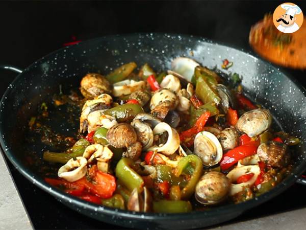 Paella ai frutti di mare - Preparazione tappa 8