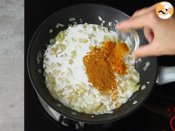 Gamberi al curry e latte di cocco - Preparazione tappa 2