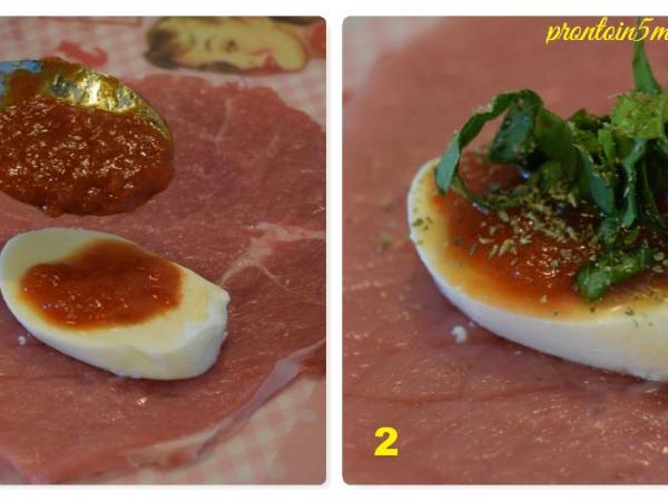 Involtini Ripieni Mozzarella e Pomodoro - Preparazione tappa 1