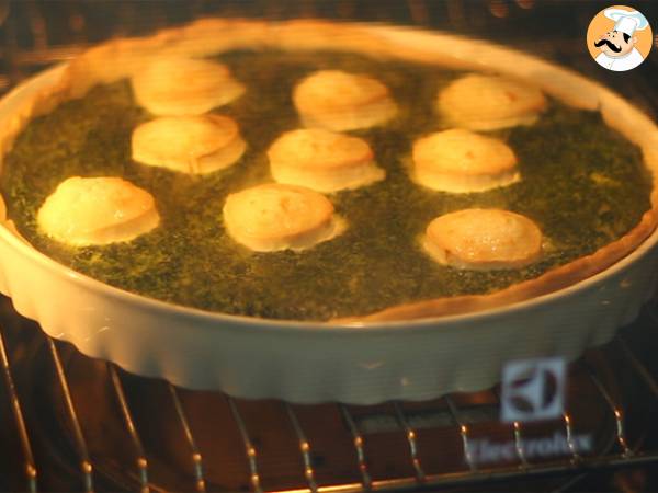 Quiche con spinaci e formaggio caprino - Preparazione tappa 4