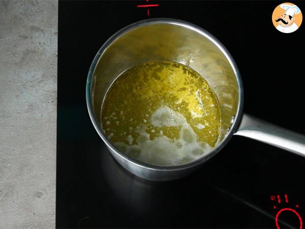 Bignè salati con salmone affumicato - Preparazione tappa 1