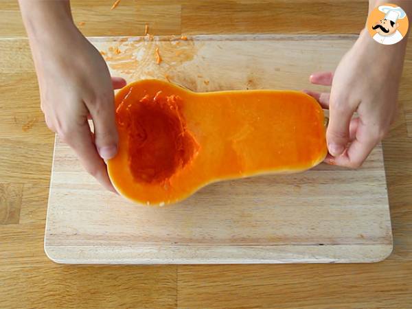 Vellutata di zucca violina - Preparazione tappa 1