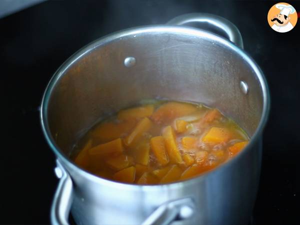 Vellutata di zucca violina - Preparazione tappa 4